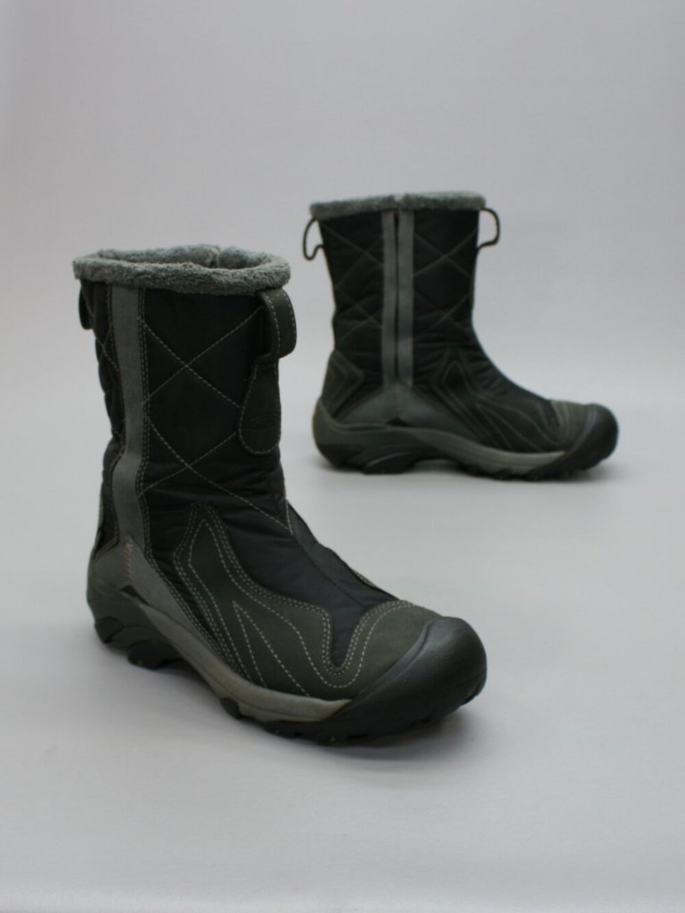 Keen Ladies 8 Betty Gray Side-zip up 200g Insulated Waterproof Winter Snow Boots